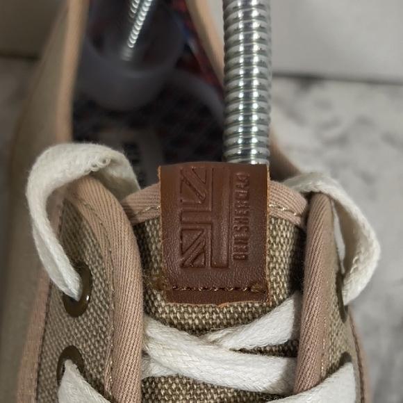 Ben Sherman Khaki Canvas Sneakers - Picture 5 of 11